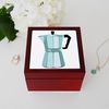 CafePress COFFEE MAKER Memory Keepsake Jewelry Box, 5"x5"x3.75"