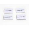 1 X Self-Adhesive Bill Clips & Note Holder - White Plastic