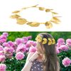 3 Pieces Roman Head Wreath Gold Leaf Crown Headpieces Roman Leaf Headdress for Cosplay Role Playing Masquerade Accessories