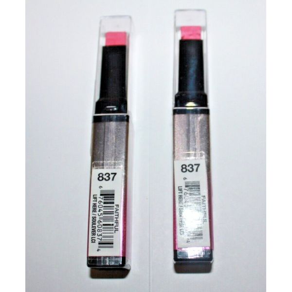 HARD CANDY Ombre Lipstick #837 FaithFul Lot Of 2 Sealed