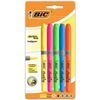 BIC Highlighter Grip Pens - Assorted Colours, Pack of 5