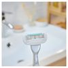 Gillette Venus Deluxe Smooth Sensitive Women's Razor Handle + 2 Blade Refills, 0.075Count