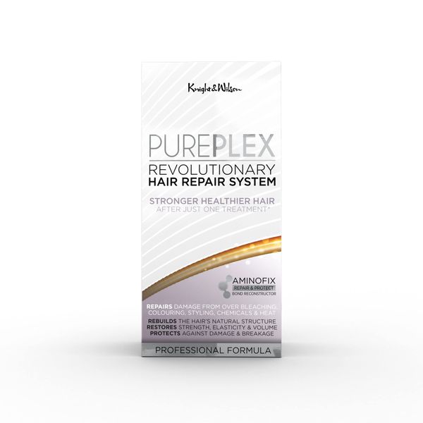 Knight & Wilson PUREPLEX Revolutionary Hair Repair System for stronger healthier hair after just one treatment. Repairs, Rebuilds and Protects with deep conditioning technology