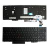 Power4Laptops UK Layout With Pointer Black Frame Black Replacement Laptop Keyboard Compatible With Lenovo ThinkPad E580