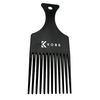 Kobe Afro Comb - Black Plastic Afro Pick with 12 Teeth
