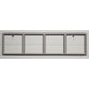 IDEAL Garage Doors MADISON 611 SANDTONE Replacement Window Inserts/LONG Panel