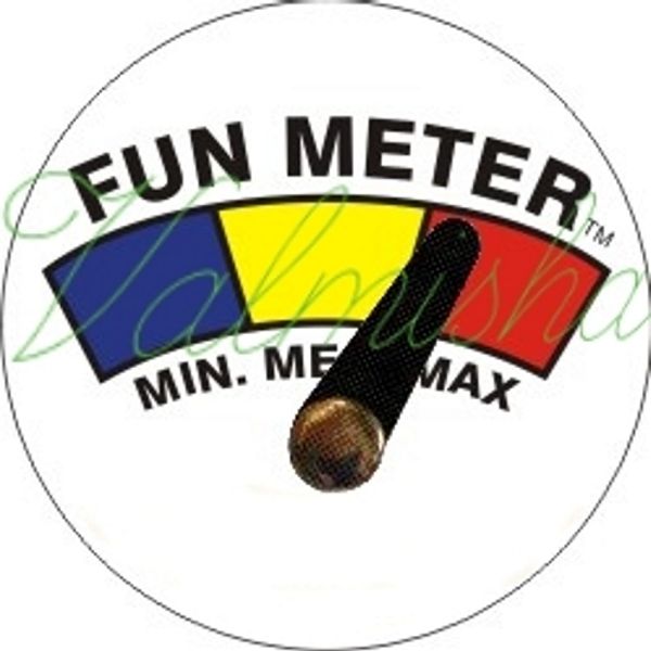 Fun Meter Button for party or any occasion. you can adjust Pointer