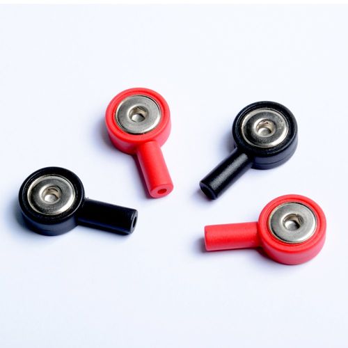 KONMED 4 Pcs/pack Pin to Snap Connect Adapters Tens Lead Wire Adapters - 2mm Pin to 3.5mm & 3.9mm Snap Connector