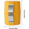 Egg Opener Tool, Portable Egg Shell Opener, Handheld Egg Cracker for Home, Dorm, Kitchen (Orange)