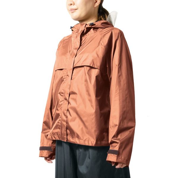 Mac Rain Suit, Water Resistance: 31.7 / 39.4 ft (8000/10000 mm), H2O, Storage Bag Included, Pocket, Transparent Brim, Reflective Print, Raincoat, Wide Rain Suit M/L/LL, Pink