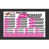 Decal Studio Mini 4WD Chess Sticker FM-A 2 Clear Sheet Assorted (Surface Stickers) (2005 Pink)