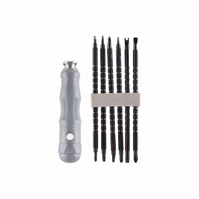 1 Set 13 in 1 Screwdriver Set Combination Durable Scalable Multifunctional Household High Hardness Strong Magnetic Bit Set