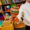 A-Star Caxixi Rattan Single Seed Shaker with Handle