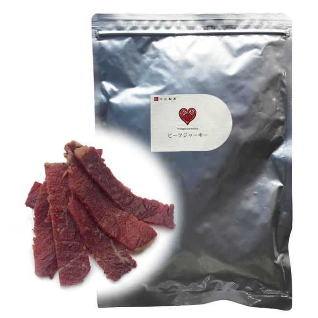 Imagawa Seika Jerky Beef Jerky, 8.8 oz (250 g), Black Angus Beef, Snacks, Commercial Use, Large Capacity (Beef)