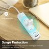 Smart Power Strip WiFi Outlets Protector With 4 USB 3 Charging Port Multi Plug
