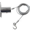 Garage Door External Emergency Release Device – Round Flat Key Type with 8' Cable