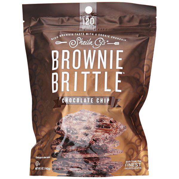 Sheila G's Brownie Brittle, Chocolate Chip, 5 Oz