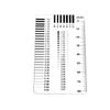 High Precision 1 Micron SEC Size Estimation Chart Transparency Defect Diameter Area Measure 1/5/10 Pieces Pack (5, 3)
