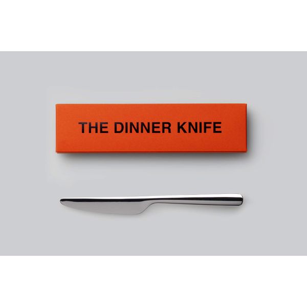 THE DINNER KNIFE MIRROR Dinner Knife, Table Knife, Cutlery, Steak, Etc., Meal, Tableware, Fork, Spoon, Gift Box, Gift, Made in Japan, Tsubama, 8.7 x 0.8 x 0.4 inches (22 x 2 x 1 cm)