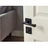 Yale Verona 7 Black Square Door Handle Key