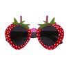 Widmann 14393 WDM14393 Strawberry Glasses, red, Standard Size