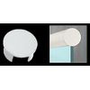 CRL GR25ECM Mill End Cap for 2-1/2" Cap Railing