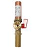 1 Pc XFITTING Washing Machine Stop Valve, 1/2" MIP x 3/4" MHT, Red