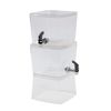 2 Units 1.5 Gallon Stacking Beverage Dispenser Clear Acrylic