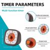 Visual Timer for Kids, Time Timer - 60 Minute Kids Timer for Classroom Home Office, Countdown Timer for Cooking Teaching Working Meeting (Chocolate)