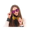 Pack of 4 Random Colour Heart Shutter Sunglasses