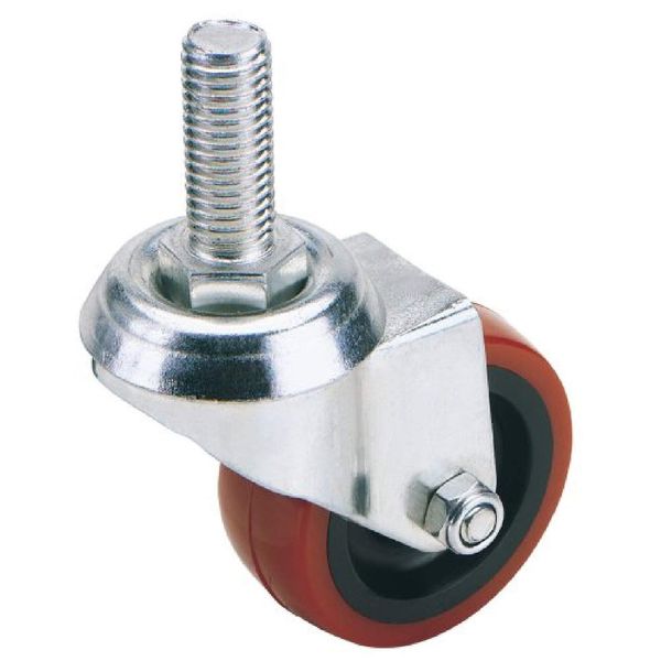 Draper 65515 75 mm-Diameter Polyurethane Castor Bolt Fixing,Blue