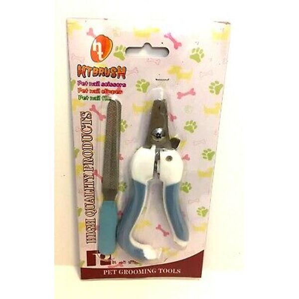 HT BRUSH Pet Grooming Tool Dog Cat Nail Scissor, Clipper & File