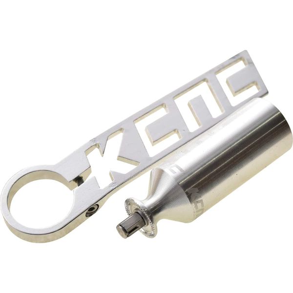 KCNC Bicycle Derailleur Guard, Silver, One Size, Lightweight, CNC