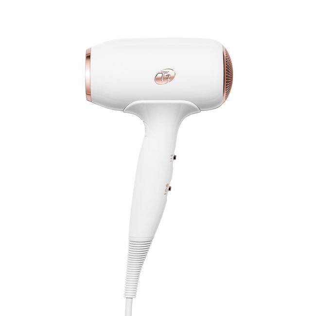 T3 Fit Compact Hair Dryer, White/Rose Gold, 1 Count