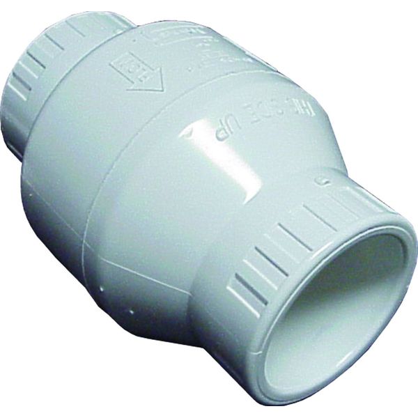 Spears S1520-20 PVC Utility Swing Check Valve, 2-Inch, White