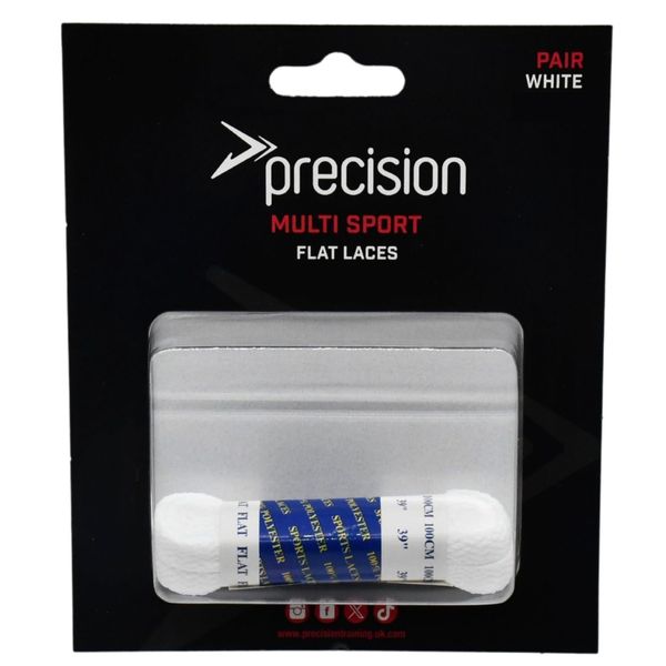 Precision Training 100cm/39" Flat Lace, White