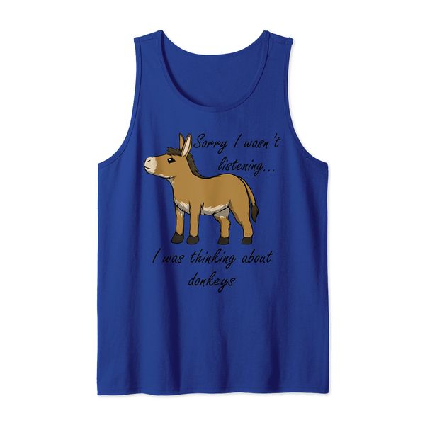 Thinking About Baby Donkey Mule Tank Top