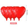 20PCS 46CM Heart Balloons Heart Foil Balloons Mylar Heart Balloons Metallic Aluminum Balloons Romantic Party Decor Balloons for Valentines Day Birthday Wedding Bridal Decor (red)