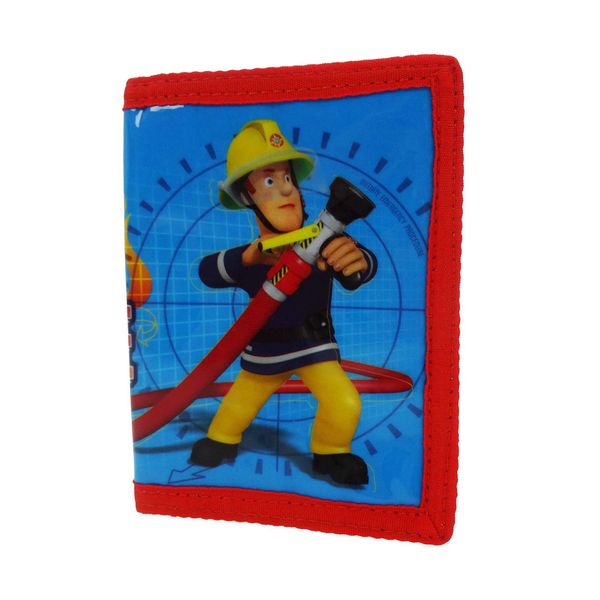Fireman Sam Wallet Coin Pouch, 13 cm, Blue
