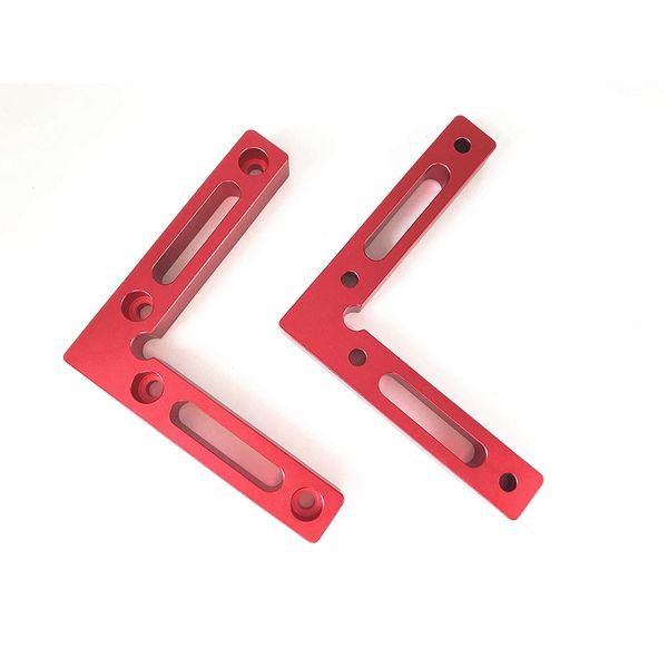 CarAngels Aluminum Complete Corner Clamp, Set of 2, Finger Scoya, L Shape, 90°, Right Angle Ruler, Woodworking, Fixing, Tightening Tool (New Model)