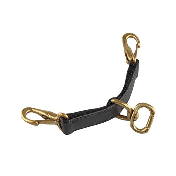Shires Blenheim Leather Newmarket Attachment-Black Small