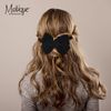 Black 5 Inch Bow Soft Cotton for Girls