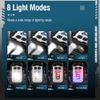 Super Bright Multi-Functional keychain Light EDC COB Rechargeable Night Run Out