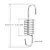uxcell Motorcycle Side Bracket Kickstand Spring Throttle Return Spring for JH70 5.5cm Silver Tone