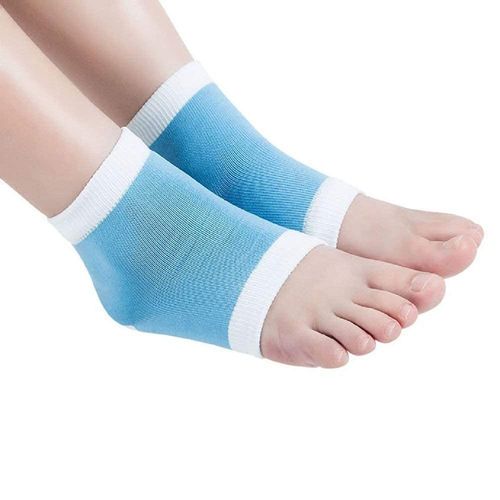 Silicone Moisturizing Gel Heel Cushioned Socks (1PAIR) - Plantar Fasciitis Sock - Anti-fatigue Compression Foot Sleeve - Treat Dry Heels - Fast Pain Relief From Cracking Feet - Foot Care - BY PEDIMEND