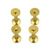DGOL 50 Sets Solid Brass #12 Size 12 Copper Burrs Rivets Washers 3/4 inch (19mm) Long