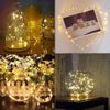 2 X Fairy Lights Battery Operated,Silver Wire Chains 8 Mode 16Ft/5Meter 50 Le...