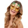 Tropical Pineapple Glitter Glasses