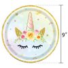 Unicorn Birthday Disposable Tableware Set Party Decorations For 24 Guests