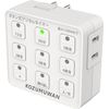 Digital Timer, Button Type, Timer, Tracking Prevention Plug, Supports Up to 1,500 W, Timer Outlet, AC 100 V, Repeated Settings, Overcharge Prevention, Power Saving, Security Protection, Constant